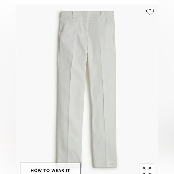 J. Crew Petite Kallie straight-leg pant* - Picture 1 of 7